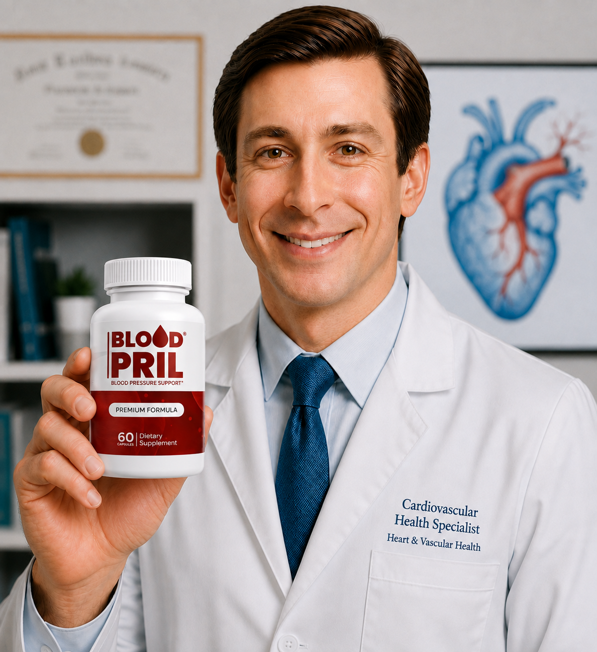 Doctor recommending BloodPril
